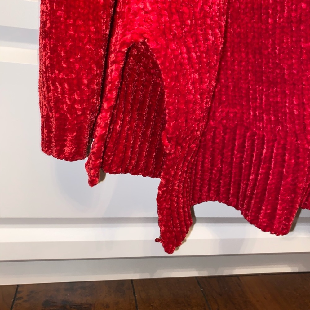 Red Soft Sweater - Picture 4 of 4
